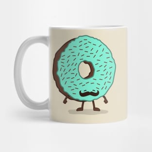 The Mustache Donut Mug